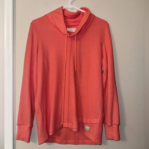 Straight Down Sweaters - Coral Straight down sweater size S